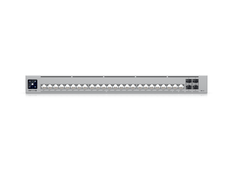 Ubiquiti Pro HD 24 PoE,Professional-grade, Layer 3 Etherlighting Switch, 2 10 GbE PoE++, 22 2.5 GbE PoE++, 4 10G SFP+ Ports.