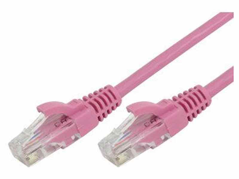 50cm RJ45 Cat 6 Patch Cable - Pink