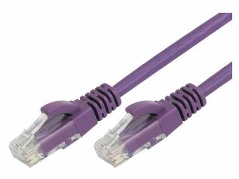 50cm RJ45 Cat 6 Patch Cable - Purple