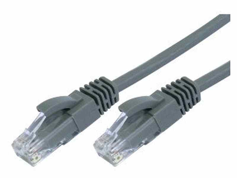 1mtr RJ45 Cat 6 Patch Cable - Grey