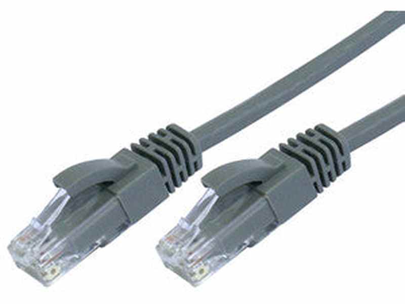 1mtr RJ45 Cat 6 Patch Cable - Grey