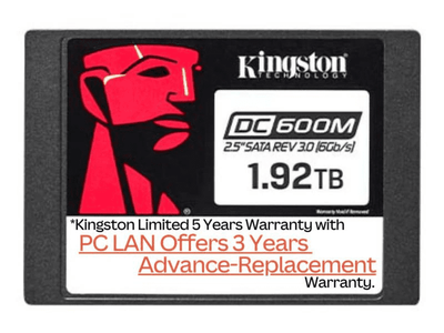 Kingston 1.92TB DC600M MU 2.5” Enterprise SATA SSD + Caddy