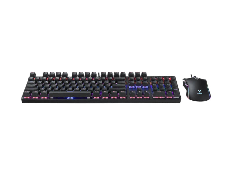 RAPOO V150S Backlit Mechanical Gaming Keyboard & Optical Gaming Mouse