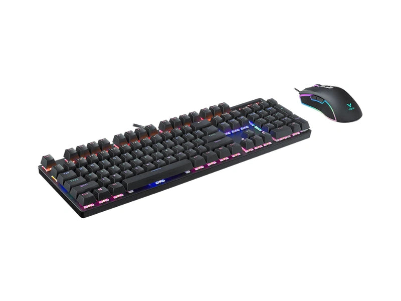 RAPOO V150S Backlit Mechanical Gaming Keyboard & Optical Gaming Mouse