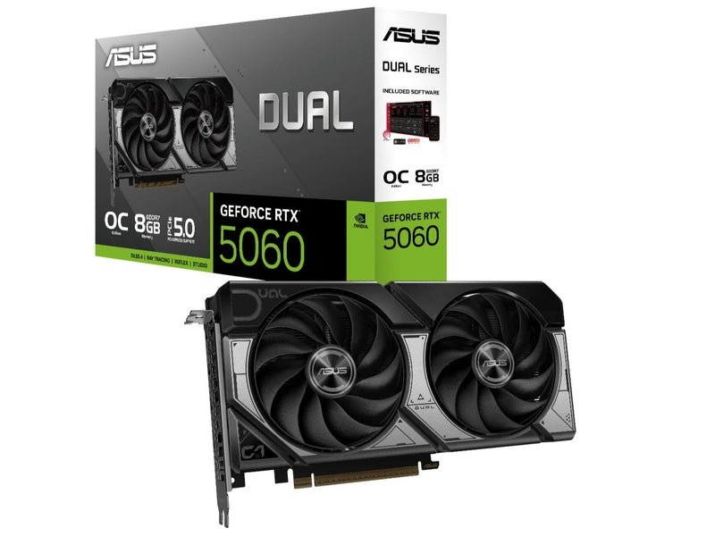 ASUS GeForce DUAL RTX™ 5060 8GB GDDR7 OC Edition