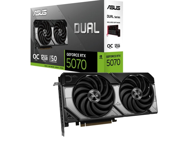 ASUS DUAL GeForce RTX5070 12GB GDDR7 OC Edition Graphic Card
