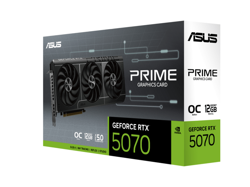 ASUS GeForce PRIME RTX 5070 12GB GDDR7 OC Edition Graphic Card