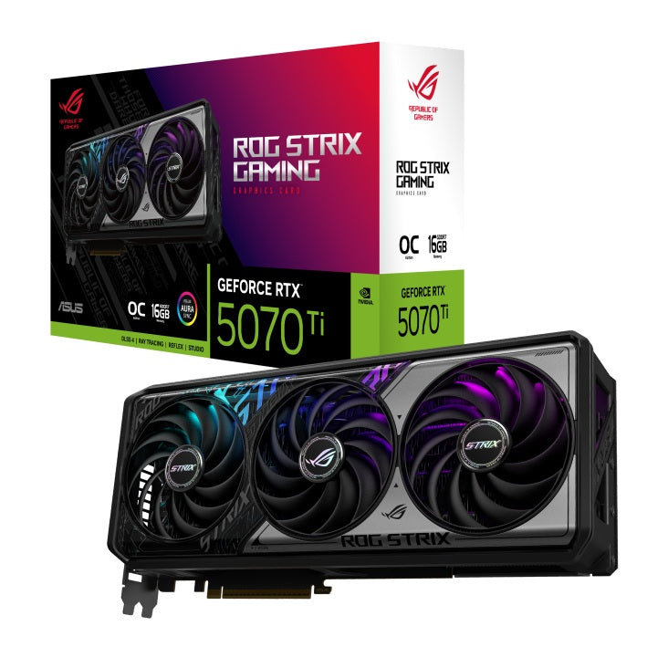 ASUS ROG Strix GeForce RTX 5070 Ti 16GB GDDR7 OC Edition Graphic Card