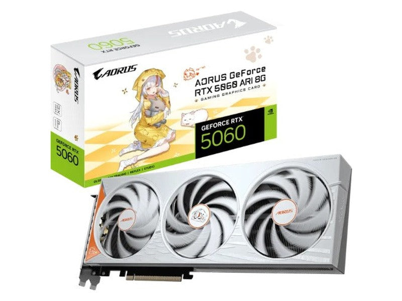 Gigabyte AORUS GeForce RTX™ 5060 ARI 8G GDDR7 Graphic Card