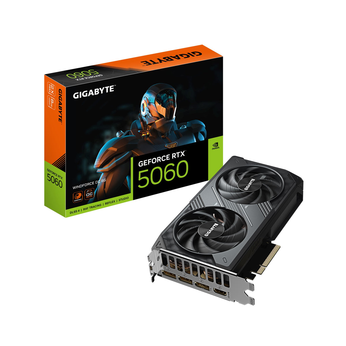 Gigabyte GeForce RTX™ 5060 WINDFORCE OC 8G GDDR7 Graphic Card