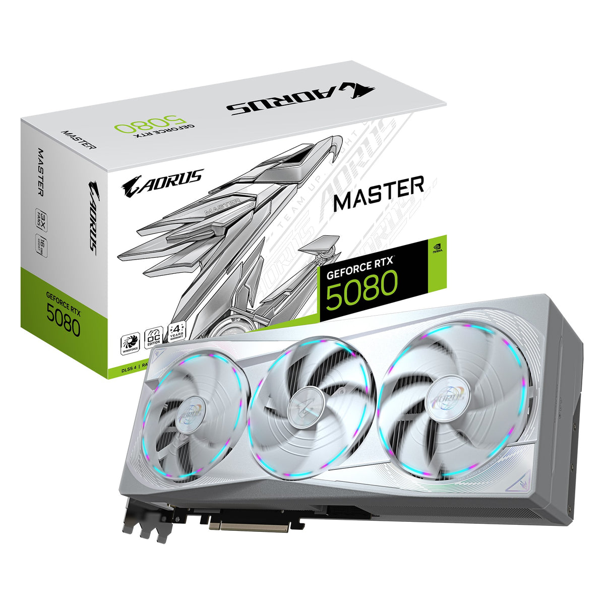 Gigabyte AORUS GeForce RTX™ 5080 MASTER ICE 16G GDDR7 Graphic Card