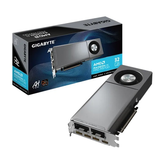 Gigabyte Radeon AI PRO R9700 AI TOP 32GB GDDR6 Graphics Card