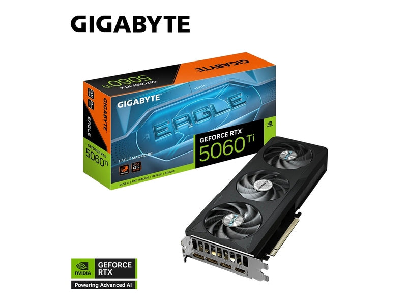 Gigabyte GeForce RTX™ 5060 Ti EAGLE MAX OC 8G GDDR7 Graphic Card