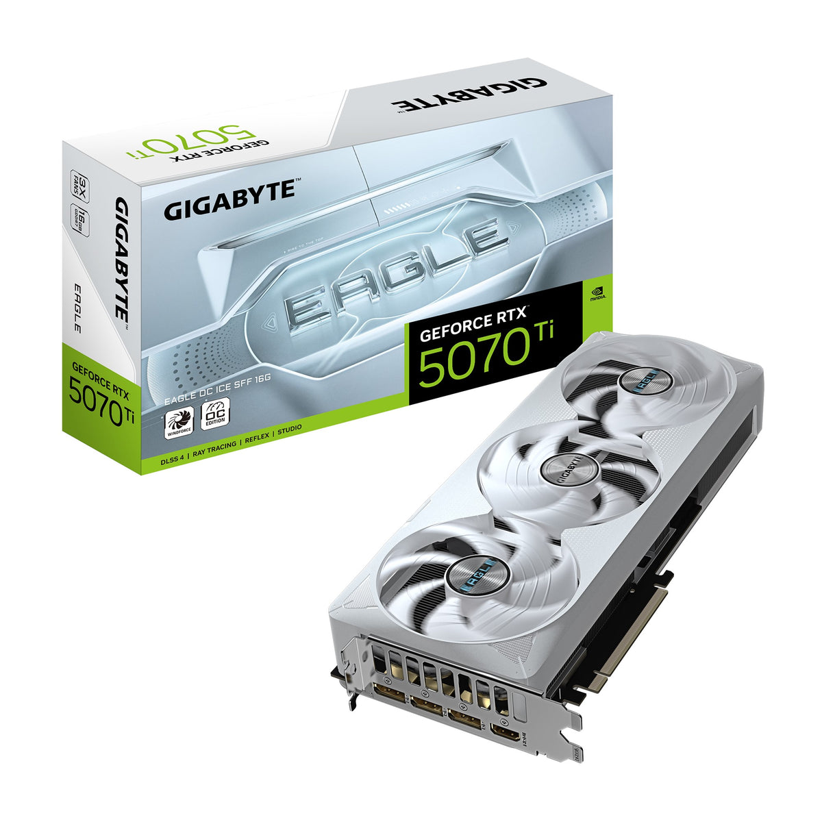 Gigabyte GeForce RTX™ 5070 Ti EAGLE OC ICE SFF 16G GDDR7 Graphic Card