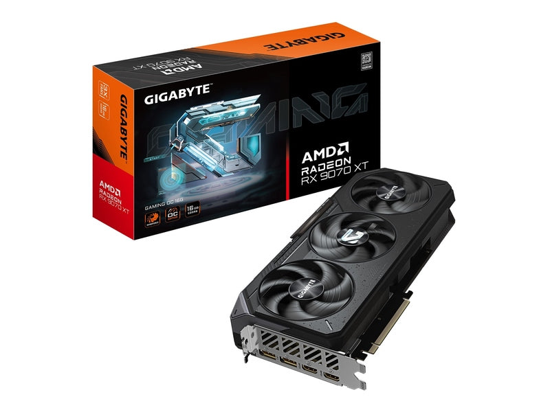 Gigabyte Radeon RX 9070 XT GAMING OC 16G GDDR6 Graphics Card