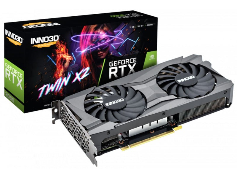 INNO3D GeForce RTX 3060 TWIN X2 12G GDDR6 Graphic Card