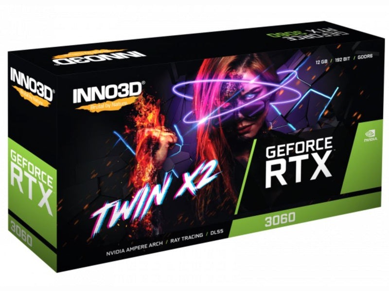 INNO3D GeForce RTX 3060 TWIN X2 12G GDDR6 Graphic Card