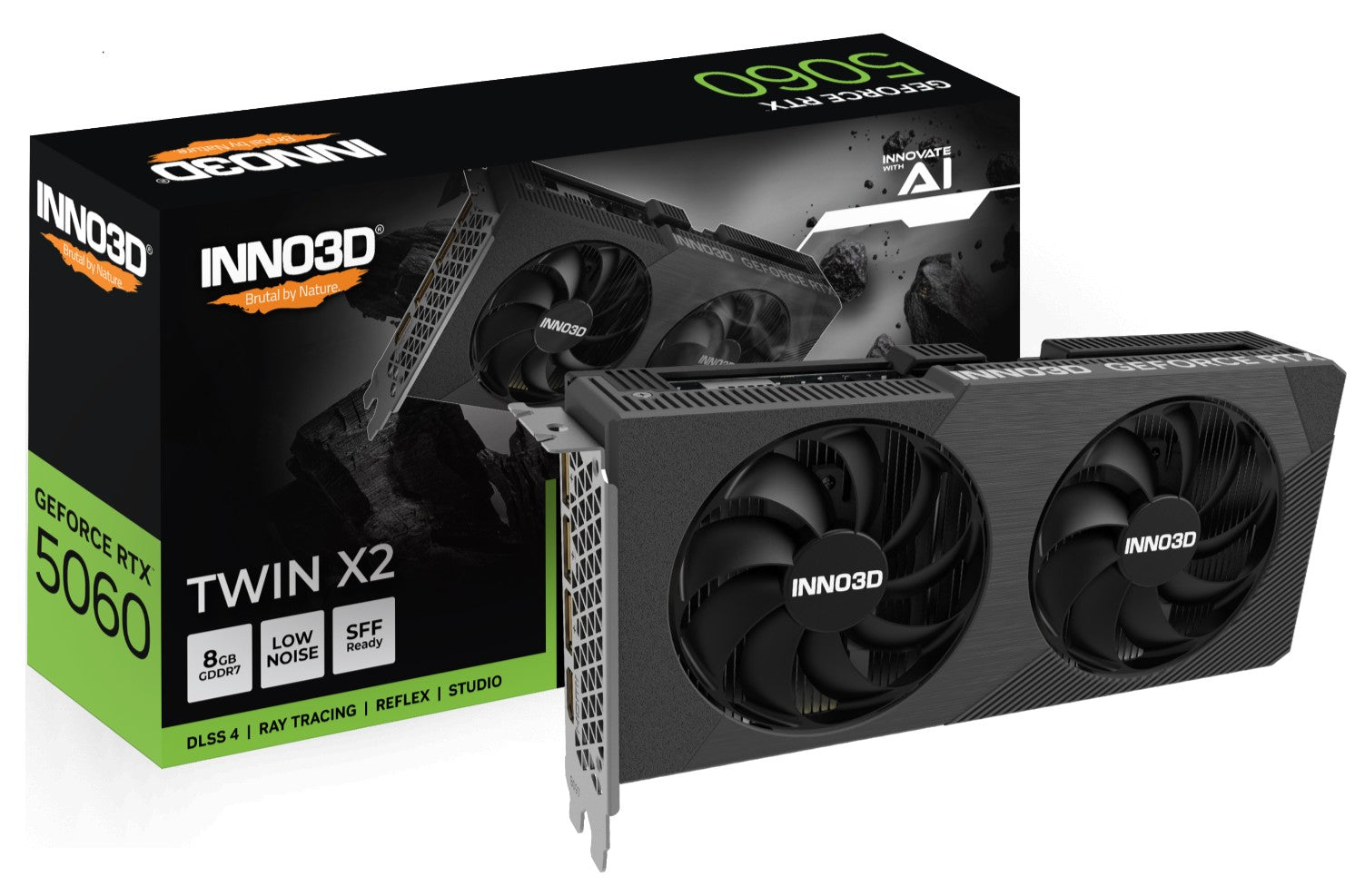 INNO3D GeForce RTX 5060 TWIN X2 8GB GDDR7 Graphics Card