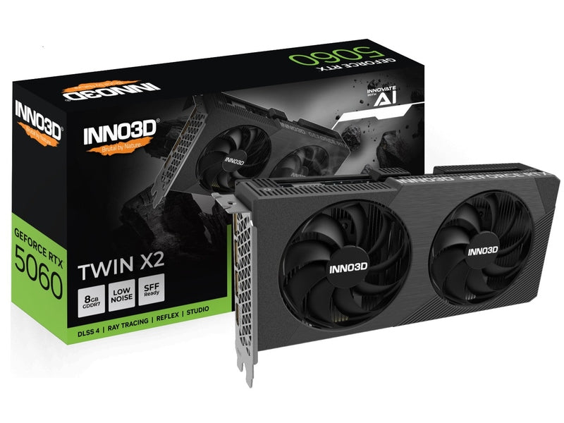 INNO3D GeForce RTX 5060 TWIN X2 8GB GDDR7 Graphics Card