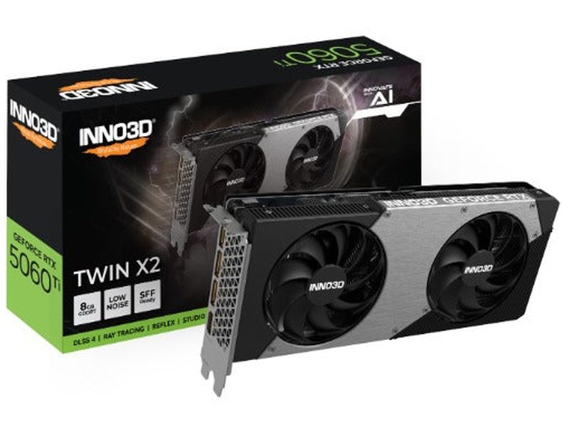 INNO3D GeForce RTX 5060 Ti TWIN X2 8GB GDDR7 Graphic Card