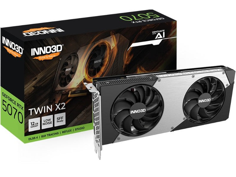 INNO3D GeForce RTX 5070 TWIN X2 12GB GDDR7 Graphic Card