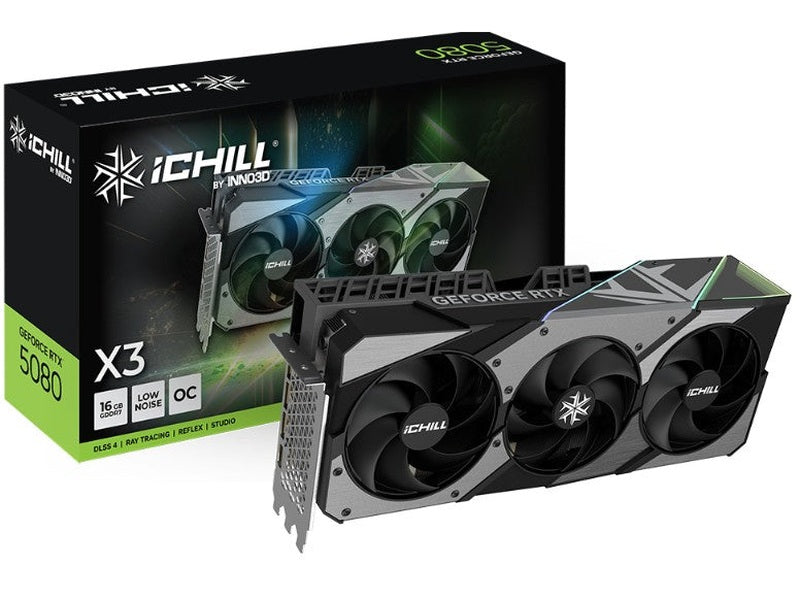 INNO3D GeForce RTX 5080 ICHILL X3 V2 16GB GDDR7 Graphic Card