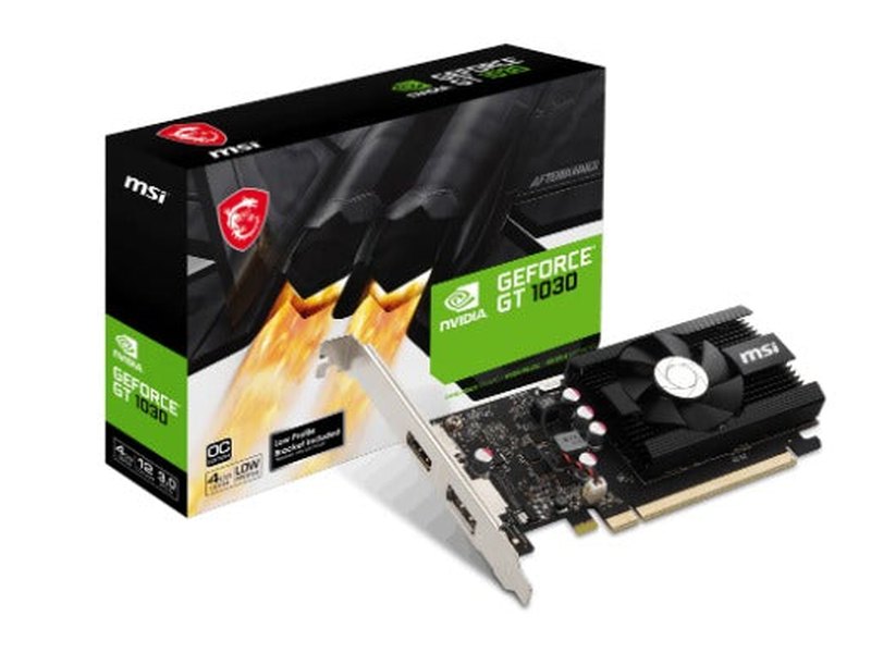 MSI GeForce GT 1030 4GD4 LP OC Video Card
