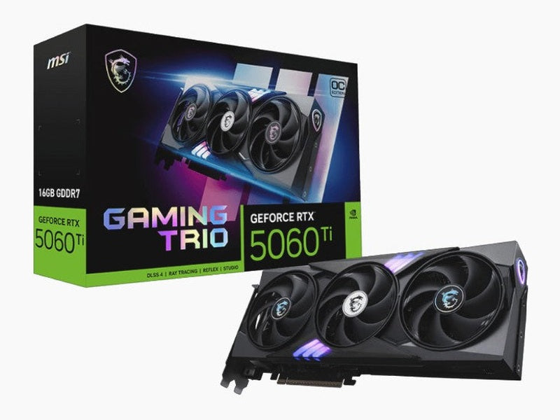 MSI GeForce RTX 5060 Ti 16GB GDDR7 GAMING TRIO OC Graphic Card