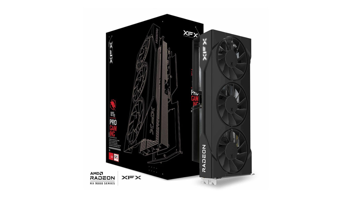 XFX Swift AMD Radeon RX 9060XT OC Triple Fan Gaming Edition with 16GB GDDR6 Video Card