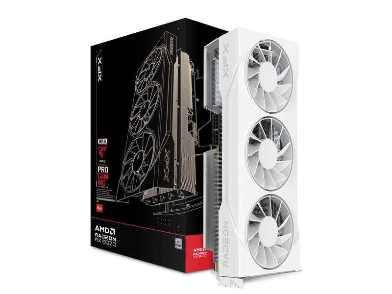 XFX Swift AMD Radeon RX 9070XT Triple Fan Gaming Edition 16GB GDDR6 Video Card