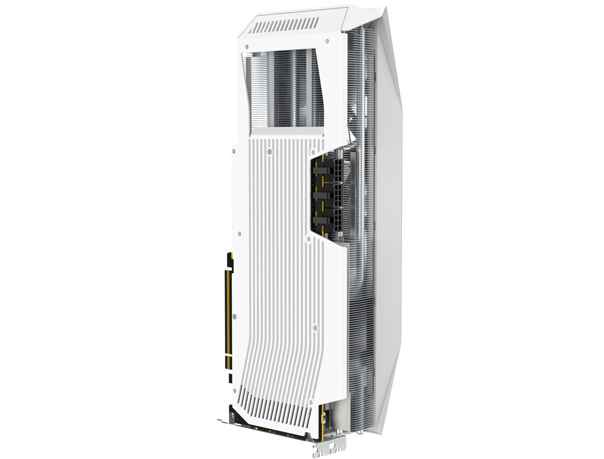XFX Mercury AMD Radeon RX 9070XT OC White Gaming Edition with RGB 16GB GDDR6 Video Card