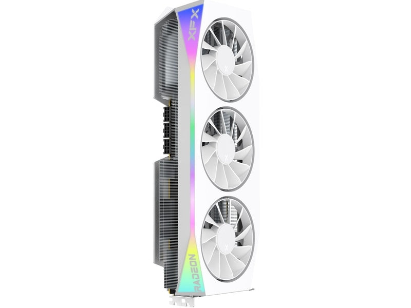 XFX Mercury AMD Radeon RX 9070XT OC White Gaming Edition with RGB 16GB GDDR6 Video Card