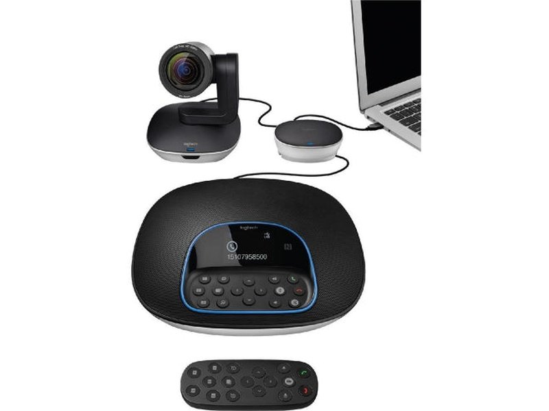 Logitech GROUP FHD Video Conferencing System for Mid/Large Sized Meeting Rooms