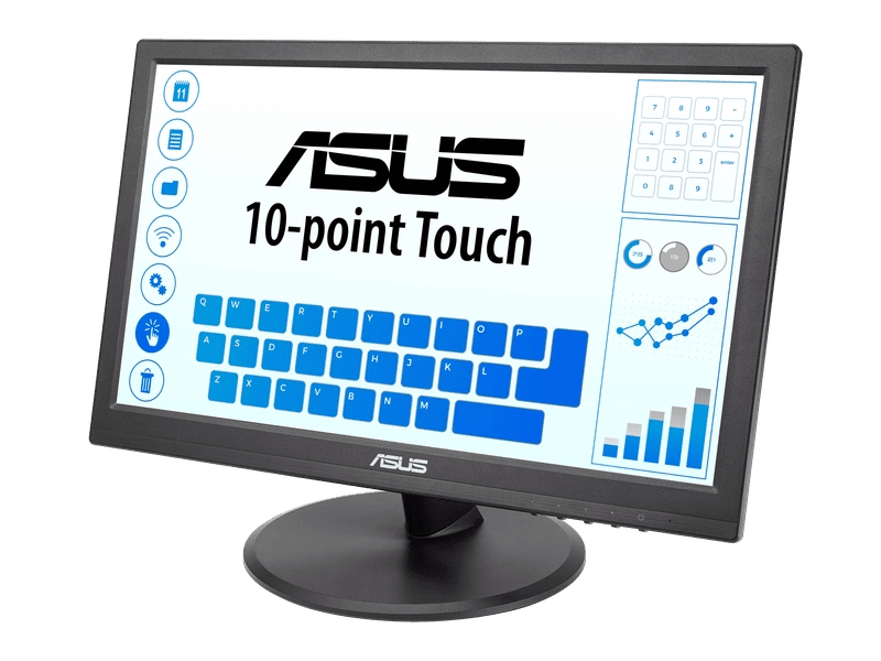 ASUS 16" 16:9 IPS FHD LED 5MS 60Hz HDMI VGA VESA TILT Touch 3YR