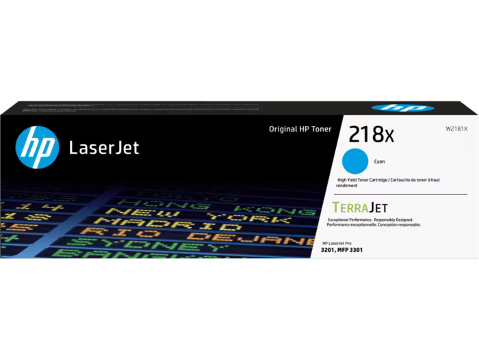 HP 218X Cyan High Yield Original LaserJet Toner Cartridge W2181X