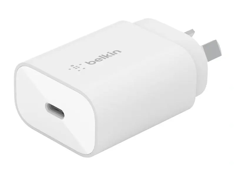 Belkin 1 Port Wall Charger With PPS 25W USB-C 1 USB-C Cable White