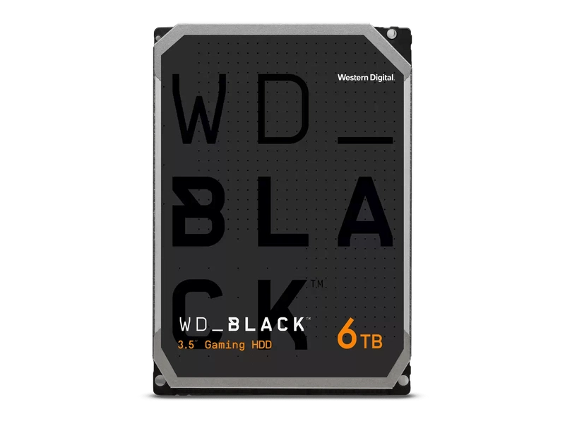 WD Black 6TB 3.5" HDD 7200RPM 256MB Cache CMR Tech for Hi-Res Video Games ~WD6004FZBX