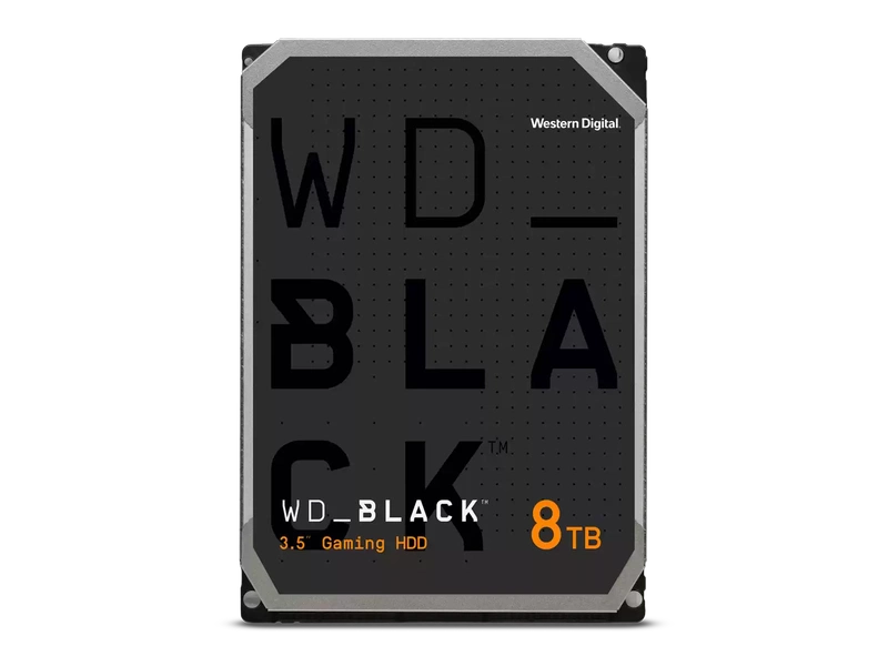 WD Black 8TB 3.5" HDD 7200RPM 256MB Cache CMR Tech for Hi-Res Video Games ~WD8002FZBX