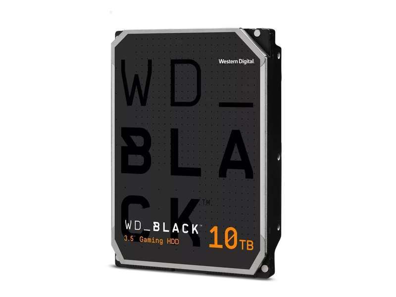 WD Black 10TB 3.5" HDD 7200RPM 512MBMB Cache CMR Tech for Hi-Res Video Games