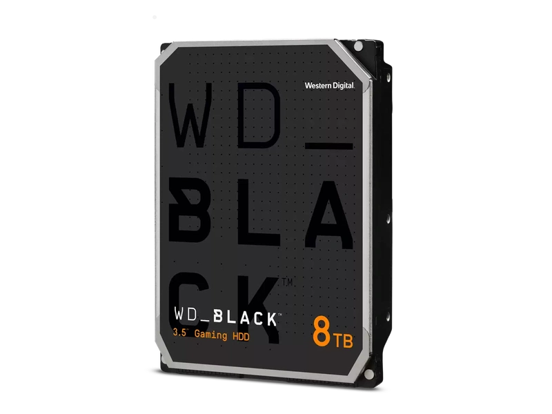 WD Black 8TB 3.5" HDD 7200RPM 256MB Cache CMR Tech for Hi-Res Video Games ~WD8002FZBX