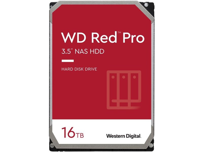 WD 16TB Red PRO 3.5" 7200RPM SATA3 NAS Hard Drive