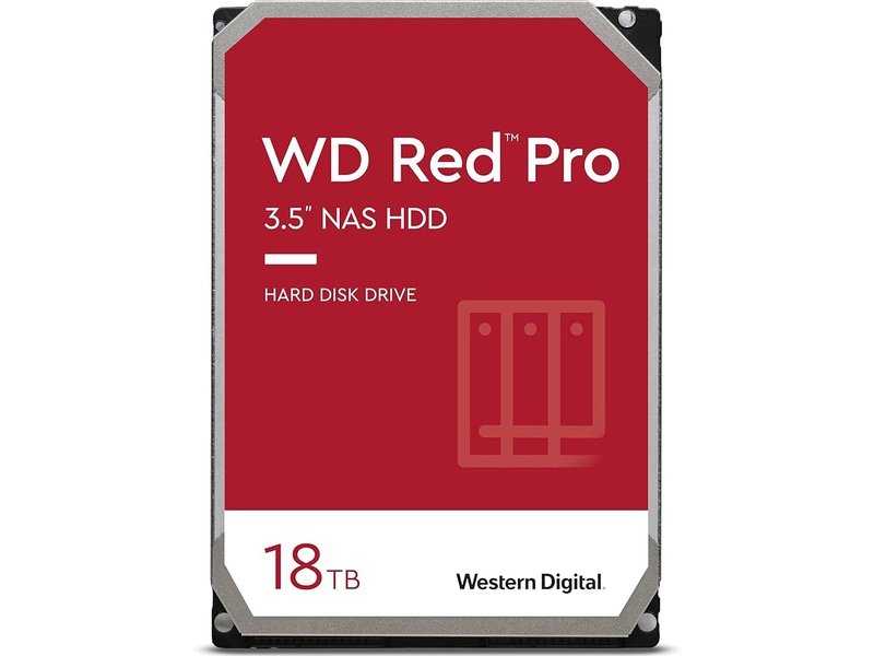 WD 18TB Red PRO 3.5" 7200RPM SATA NAS Hard Drive
