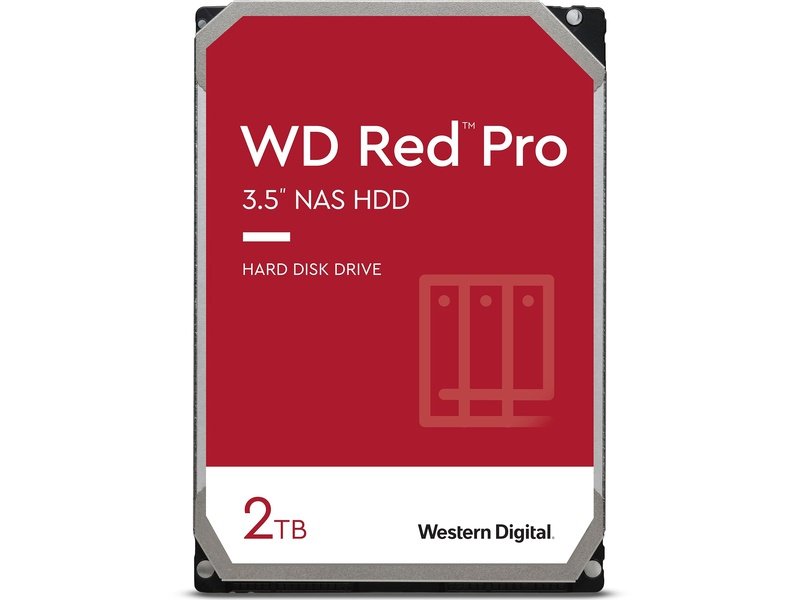 WD 2TB Red PRO 3.5" 7200RPM SATA NAS Hard Drive