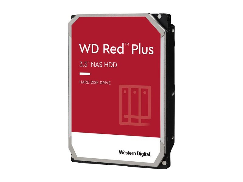 WD 4TB Red Plus 3.5" 5400RPM SATA NAS Hard Drive