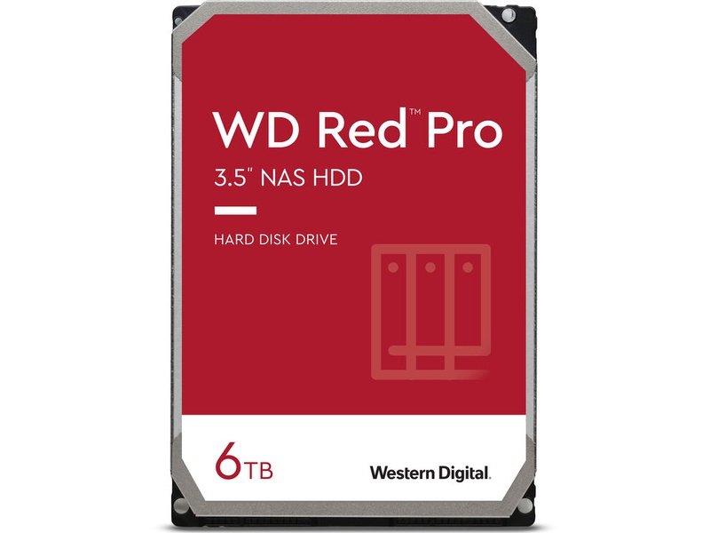 WD 6TB Red PRO 3.5" 7200RPM SATA NAS Hard Drive