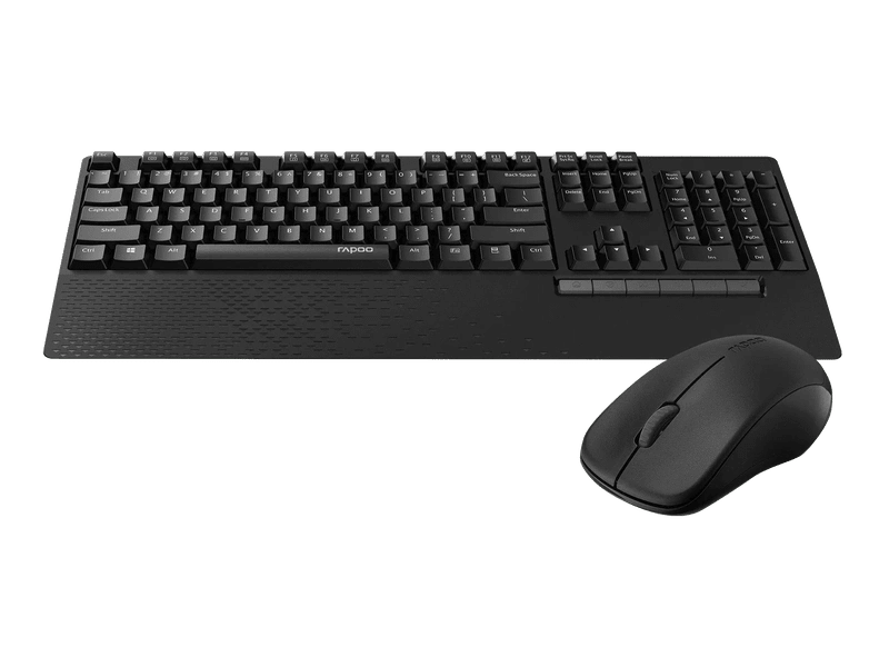RAPOO X1960 Wireless Mouse and Keyboard Combo with Palm Res -1000DPI, Wireless 2.4G, 10m Range, Spill Resistant, Plug-and-Play