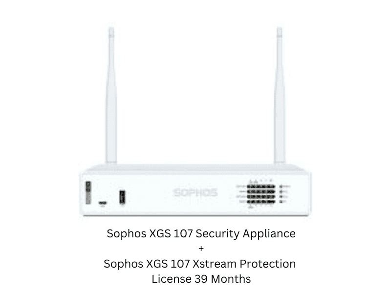 Sophos XGS 107 Security Appliance + 39 mos Xstream Subscription