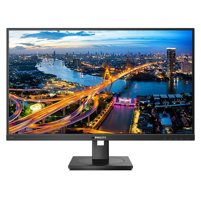 Philips 27" QHD IPS Business Monitor with USB-C Docking, SPEAKERS USBHub 4YR Wty