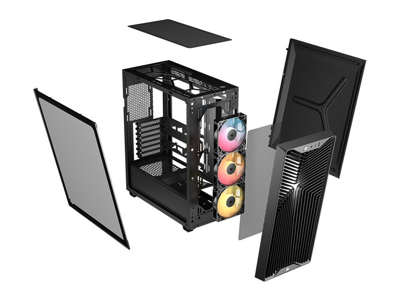 Corsair 3200D RS ARGB Mid-Tower PC ATX Case- Black