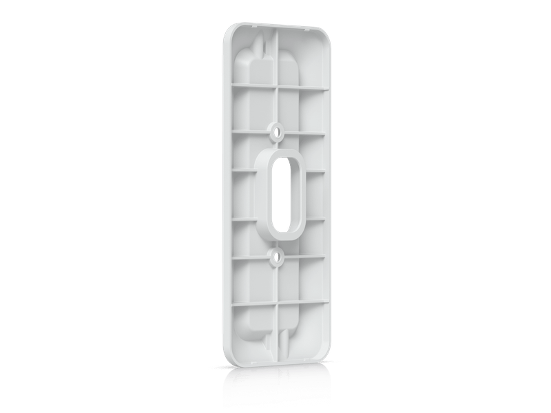 Ubiquiti G4 Doorbell Pro PoE Gang Box Mount, White,Secure, Flat/ 25° Angled Wedge Angled Mounting Plate, Compatible NHU-UVC-G4-DBELL-POE